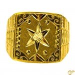 Striking Star Gents Ring