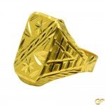 Stunning Asymmetrical Gents Ring