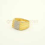 9ct Yellow Gold Gents Ring