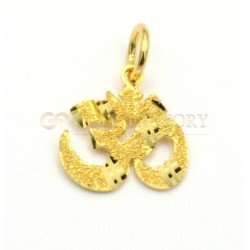 Lovely Dual Finished Om Pendant