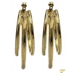 Triple Row 9ct Gold Pendants