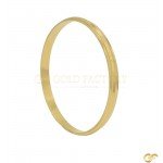 Diamond Cut Solid 22ct Gold Kara with Rising Center