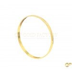 Highly Polished D-Shape 22ct Gold Kara