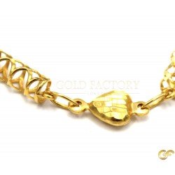 Heart Drop Charm Bracelet