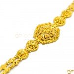 Lovely Traditional Design Ladies 22ct Yellow Metal Bracelet