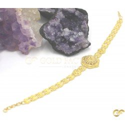 Traditional Style Bracelet with 6-edge piece