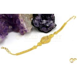 Beautiful Diamond Cut Traditional Style Bracelet