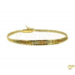 Luxurious Bracelet with Multitonal Detailing