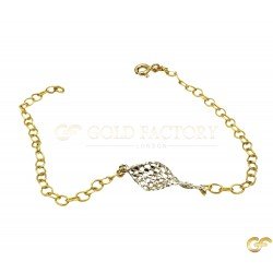 Two Toned 9ct Bracelet