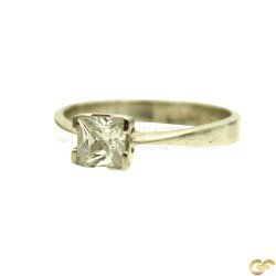 14ct White Gold Ring