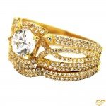 Intricate Gold Ring Set