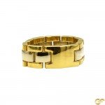 18ct Two Tone Gold Ring
