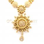 Antique Style 22ct Gold Necklace Set