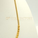 Pretty 22ct Gold Necklace Set with Choomki Earrings