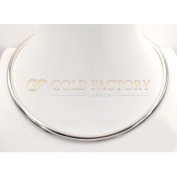 Highly Polished 18ct White Gold Necklace