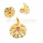 22ct Gold Pendant Set