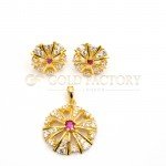 22ct Gold Pendant Set