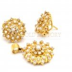 22ct Gold Pendant Set with Pearls