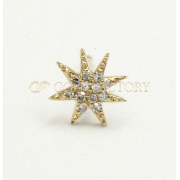 Single Star Shaped Stud