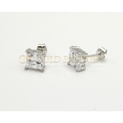Pair of Lovely White Metal Studs