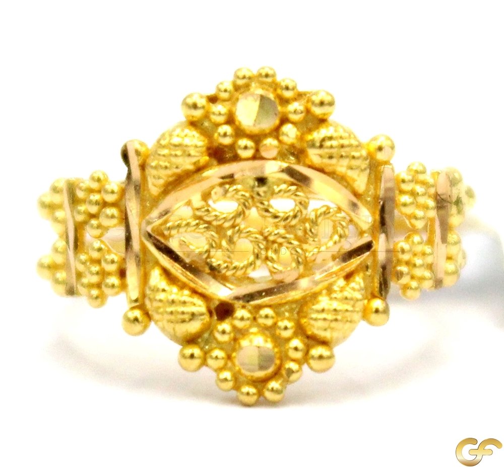 Stunning Intricate Traditional Style Baby Ring