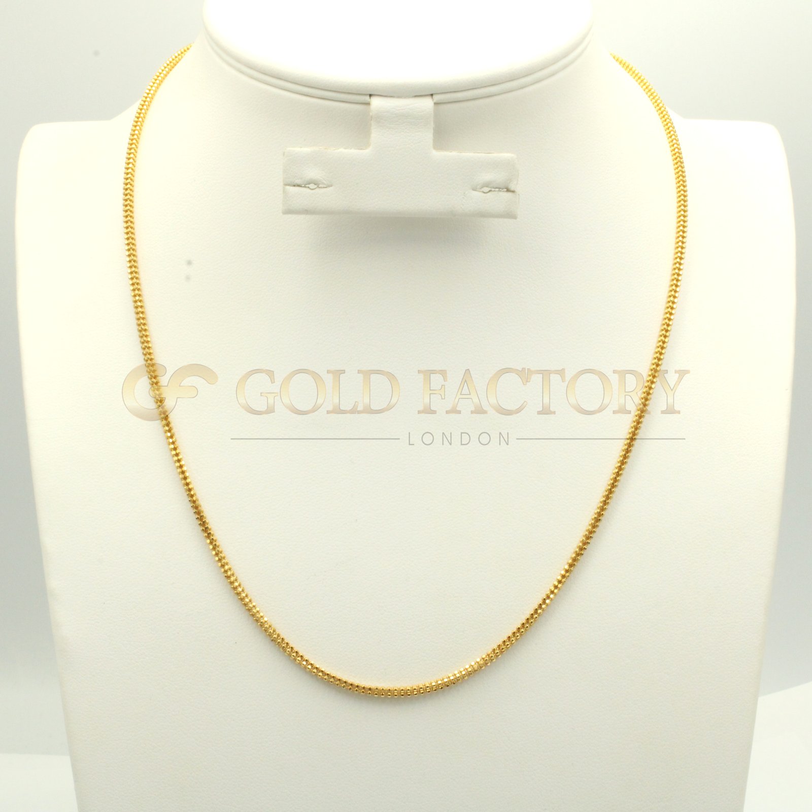 22ct Gold Box Chain