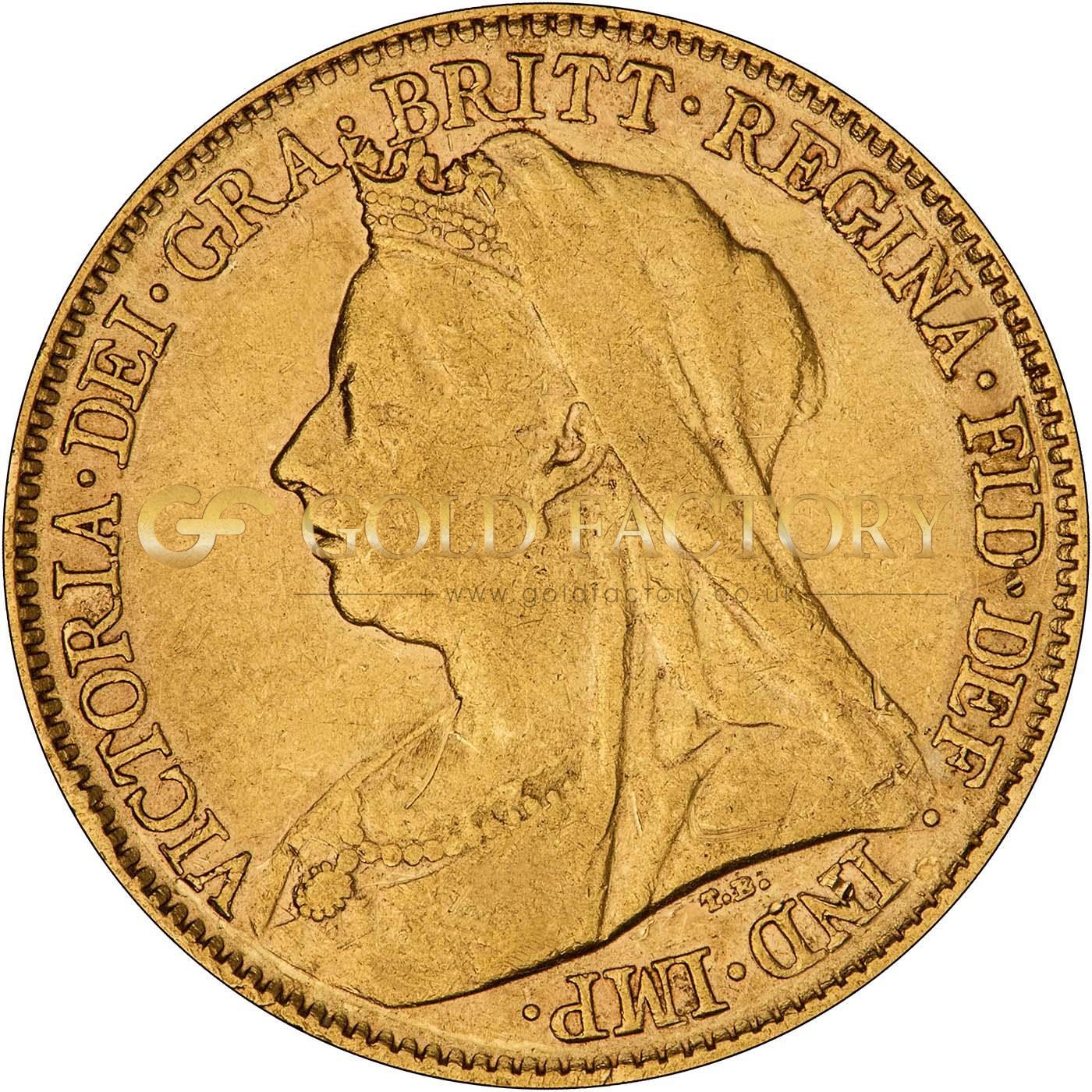 British Half Sovereign Coin