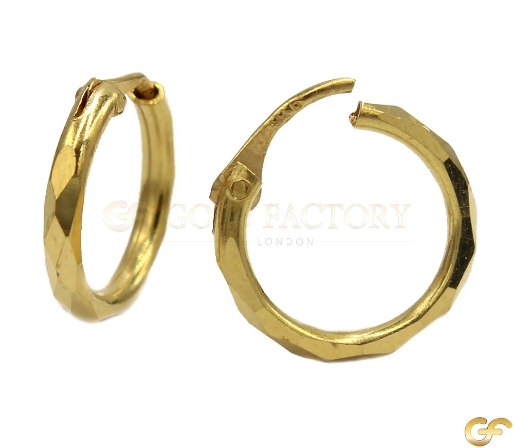 Lovely Snake Cut Design Hoops