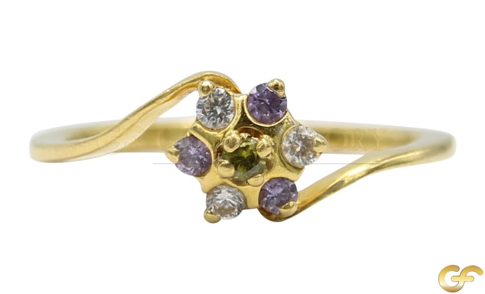 Floral 18ct Gold Ring