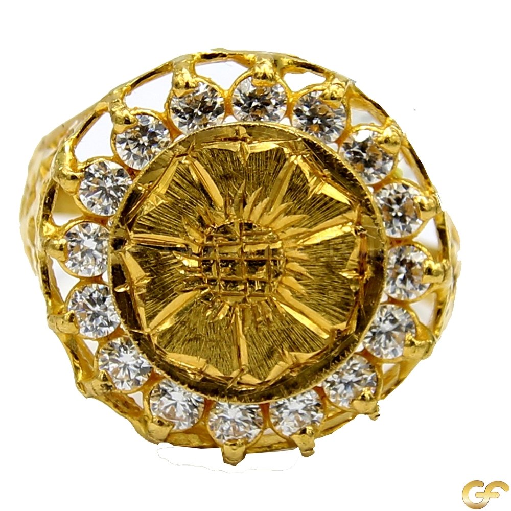 Glamorous Round Ladies Ring