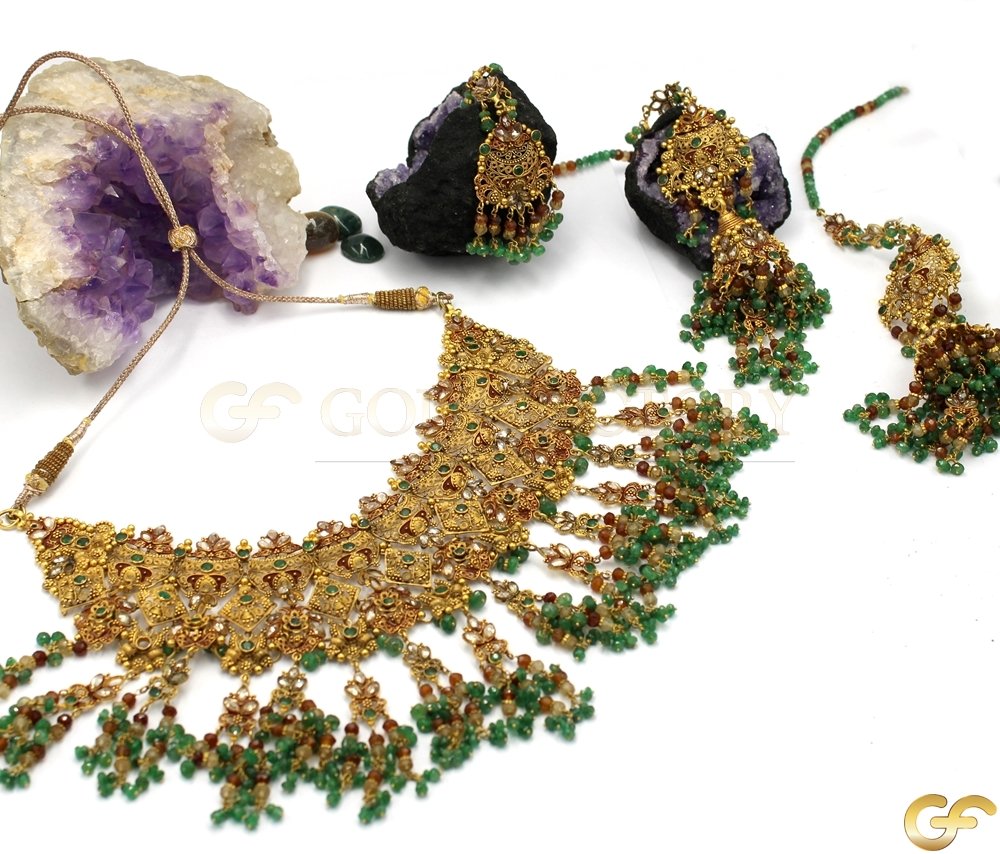 Highly Detailed 22ct Necklace Set