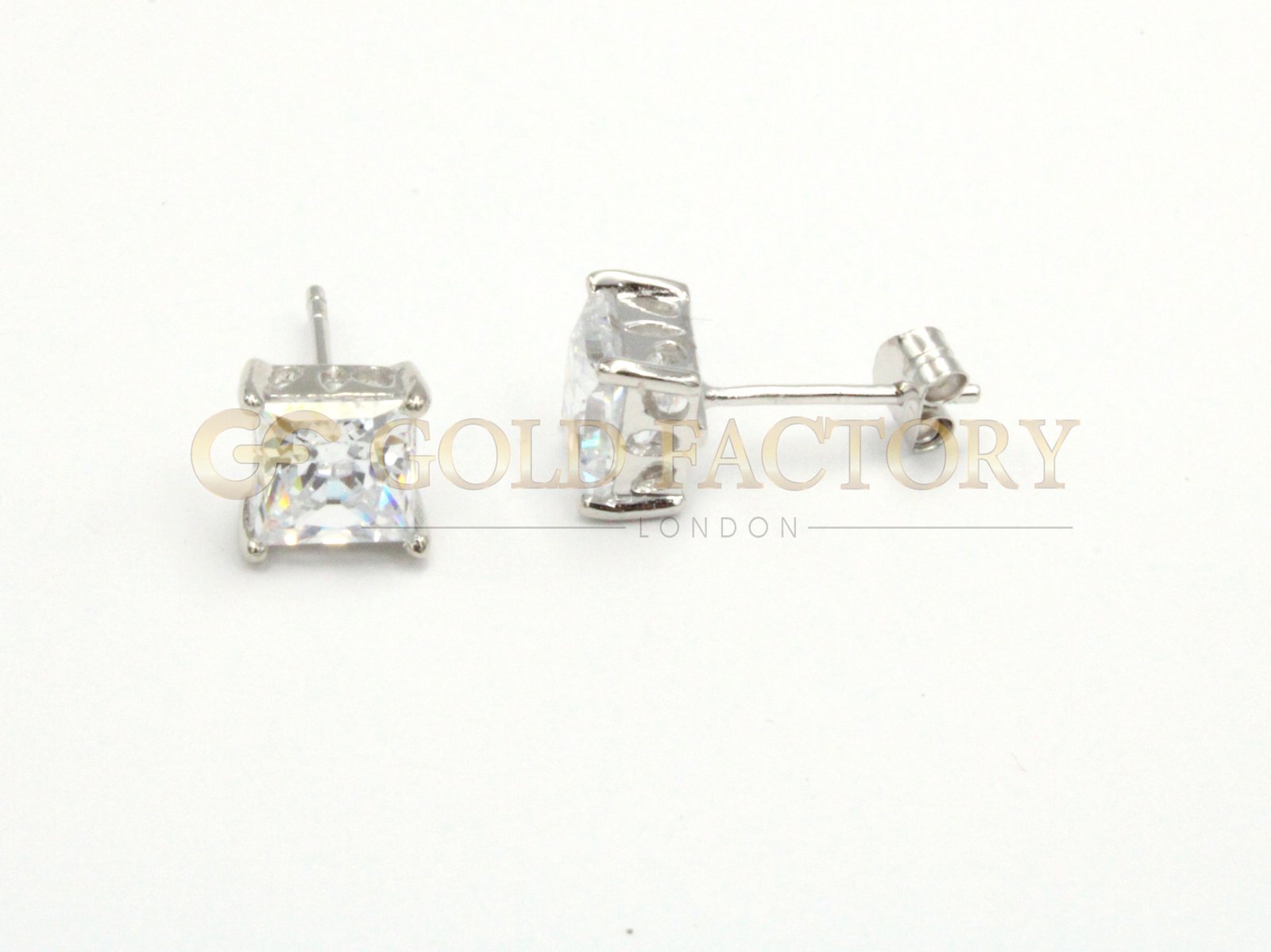 Classic Lovely White Metal Studs